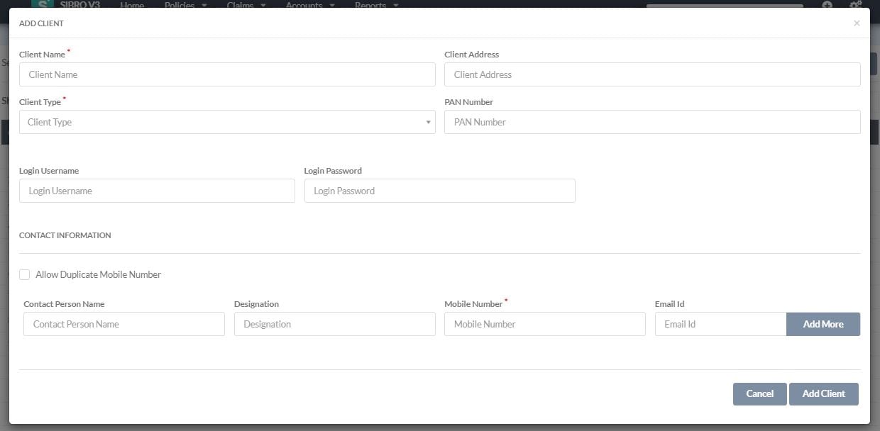 Simplified Insurance Broker Management Software - Sibro Help Guide